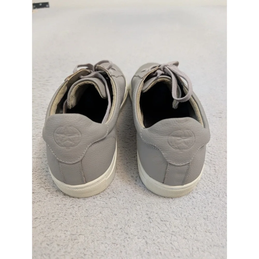 Banana Republic Nicklas Leather Gray Sneakers Shoes‎ - Size 11 M US